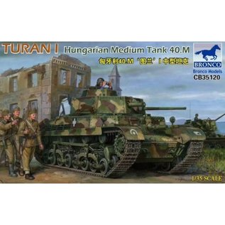 Bronco Models Hungarian Medium Tank 40.M Turan I - 1:35