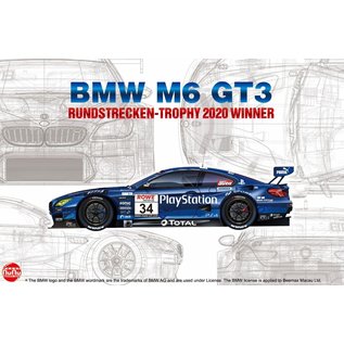 NuNu Model Kit BMW M6 GT3 Rundstrecken-Trophy 2020 Winner - 1:24