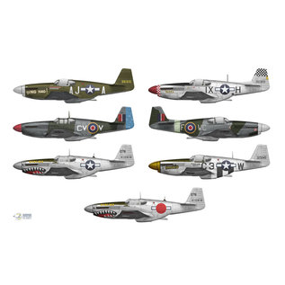 Arma Hobby North American P-51B/C Mustang - Expert Set - 1:72