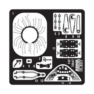 Arma Hobby Grumman FM-1 & FM-2 Wildcat - DeLuxe Set - 1:72