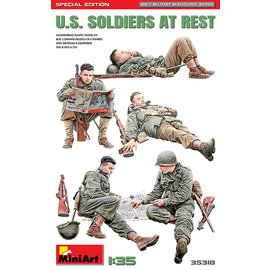 MiniArt MiniArt - U.S Soldiers at Rest - 1:35