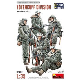 MiniArt MiniArt - Totenkopf Division. Kharkiv 1943 - Resin Heads - 1:35