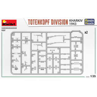 MiniArt Totenkopf Division. Kharkiv 1943 - Resin Heads - 1:35