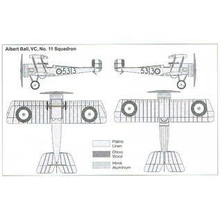 MAC Distribution Bristol Scout "First Aces of WW I" - 1:72