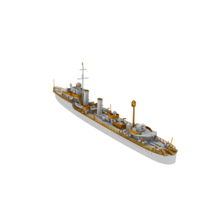 IBG Models HMS Harvester 1943 British H-class Destroyer - 1:700