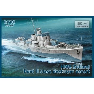 IBG Models HMS Zetland 1942 Hunt II class destroyer escort - 1:700