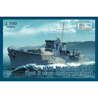 IBG Models HMS Middleton 1943 Hunt II class destroyer escort - 1:700