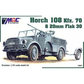 MAC Distribution MAC - Horch 108 Kfz. 70 & 20mm Flak 30 - 1:72