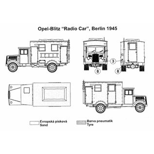 MAC Distribution dt. Kfz. 305 German 3t Radio Car - 1:72