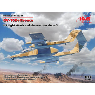 ICM Rockwell OV-10D+ Bronco Light attack and observation aircraft - 1:48