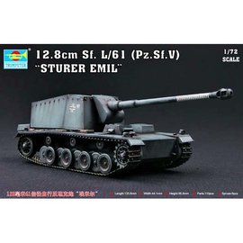 Trumpeter Trumpeter - Selbstfahrlafette L/61 Pz.Sf.V 12,8cm "Sturer Emil" - 1:72