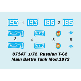 Trumpeter Russian MBT T-62 Mod. 1972 - 1:72