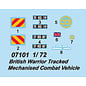 Trumpeter British Warrior Tracked Mechanised Combat Vehicle - 1:72
