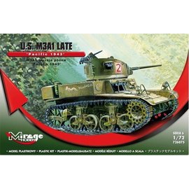 Mirage Hobby Mirage Hobby - U.S. Light Tank M3A1 (Late) "Pacific 1943" - 1:72