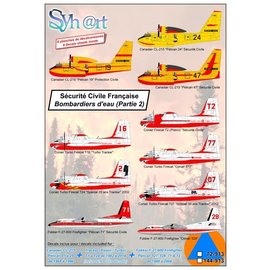 Syh@rt Decals Syhart Decals - French fire Fighters "Sécurité Civile " (Part 2) - 1:72