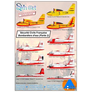 Syh@rt Decals French fire Fighters "Sécurité Civile " (Part 2) - 1:72