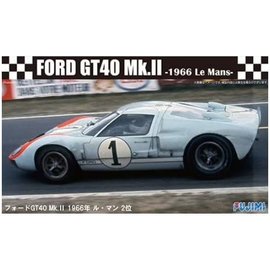 Fujimi Fujimi - Ford GT40 Mk.II - 1966 Le Mans 2nd - 1:24