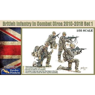 Gecko Models British Infantry in Combat (circa 2010 - 2016) - Set 1 - 1:35