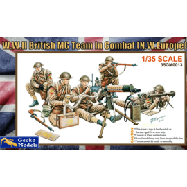 Gecko Models Gecko Models - WWII British MG Team in Combat - 1:35