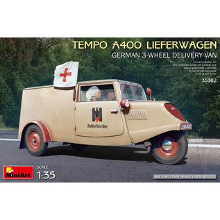 MiniArt Tempo A400 Lieferwagen - German 3-Wheel Delivery Van - 1:35