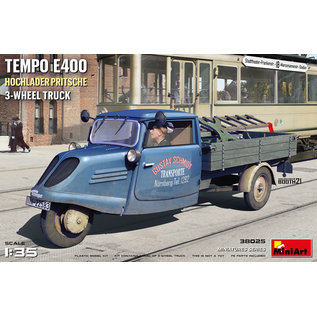 MiniArt Tempo E400 Hochlader Pritsche - German 3-Wheel Truck - 1:35