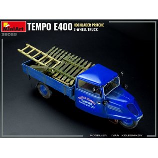 MiniArt Tempo E400 Hochlader Pritsche - German 3-Wheel Truck - 1:35