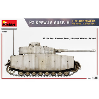 MiniArt Pz.Kpfw.IV Ausf. H Nibelungenwerk mid. production August 1943 - 1:35