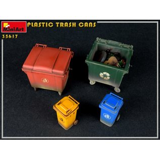 MiniArt Trash Cans - 1:35