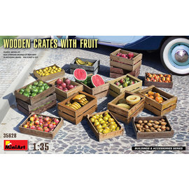 MiniArt MiniArt - Wooden Crates with Fruit - 1:35