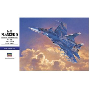 Hasegawa Sukhoi Su-33 Flanker D (Russian Navy Carrier-Borne Fighter) - 1:72