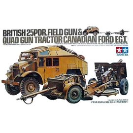 TAMIYA Tamiya - British 25Pdr.Field Gun & Quad Gun Tractor Canadian Ford F.G.T - 1:35