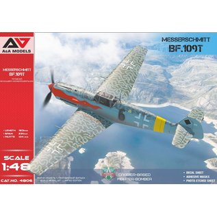 A&A Models Messerschmitt Bf 109T Carrier-based fighter-bomber - 1:48