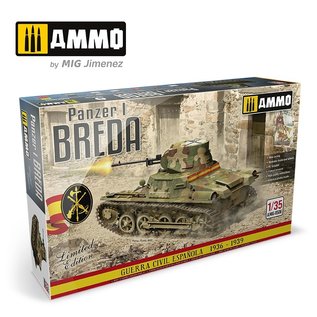 AMMO by MIG Panzer I Breda, Spanish Civil War 1936 - 1939 - 1:35
