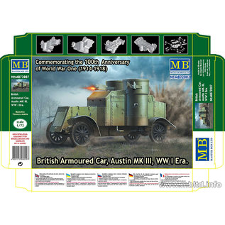 Master Box Austin Mk. III - British Armoured Car  WWI Era - 1:72