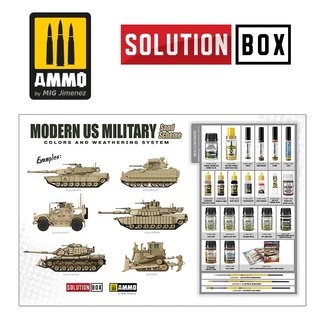 AMMO by MIG Modern US Military Sand Scheme - Solution Box