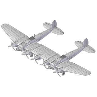 Roden Heinkel He 111Z-1 Zwilling - 1:144