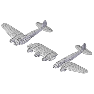 Roden Heinkel He 111Z-1 Zwilling - 1:144