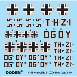 Roden Heinkel He 111Z-1 Zwilling - 1:144