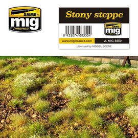 AMMO by MIG AMMO - Stony Steppe Vegetation Mat - Realistic ground with vegetation