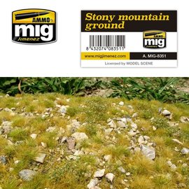 AMMO by MIG AMMO - Stony Mountain Ground Vegetation Mat - Realistic ground with vegetation