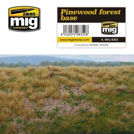 AMMO by MIG AMMO - Pinewood Forest Base Vegetation Mat - Realistic ground with vegetation