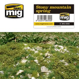 AMMO by MIG AMMO - Stony Mountain - Spring - Vegetation Mat - Realistic ground with vegetation