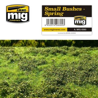 AMMO by MIG Small Bushes - Spring - Vegetation Mat - Realistic ground with vegetation