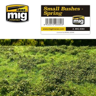 AMMO by MIG Small Bushes - Spring - Vegetation Mat - Realistic ground with vegetation