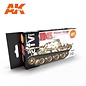 AK Interactive 3rd Gen. Acryl. Set "1945 Panzer Colors"