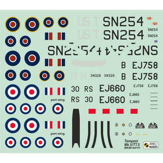 Mark I. Hawker Tempest Mk.V/TT Mk.5 "in final roles" - 1:144