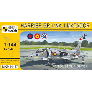Mark I. Harrier GR.1/GR.1A/VA.1 Matador "VTOL/STOL Fighter" - 1:144