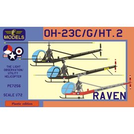 LF Models LF Model - Hiller OH-23C/G/HT.2 Raven (Vietnam war, Holland AF, Royal Navy) - 1:72