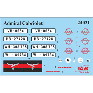 ICM Opel Admiral Cabriolet - 1:24