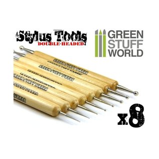 Green Stuff World Ball STYLUS Modellierwerkzeug Satz (8-teilig)